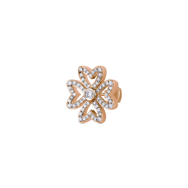 Love M Earrings with four M motifs