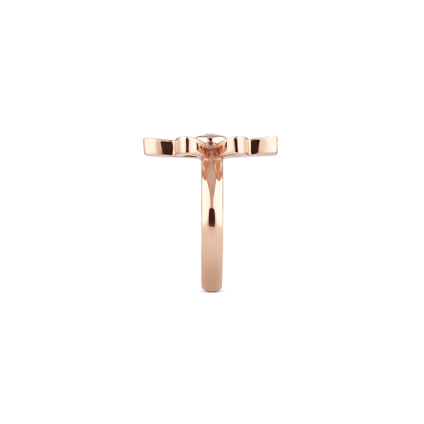 Love M Ring with four M motifs