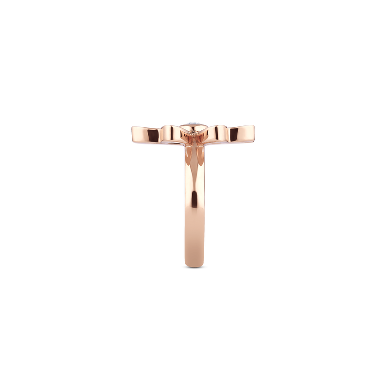 Love M Ring with four M motifs