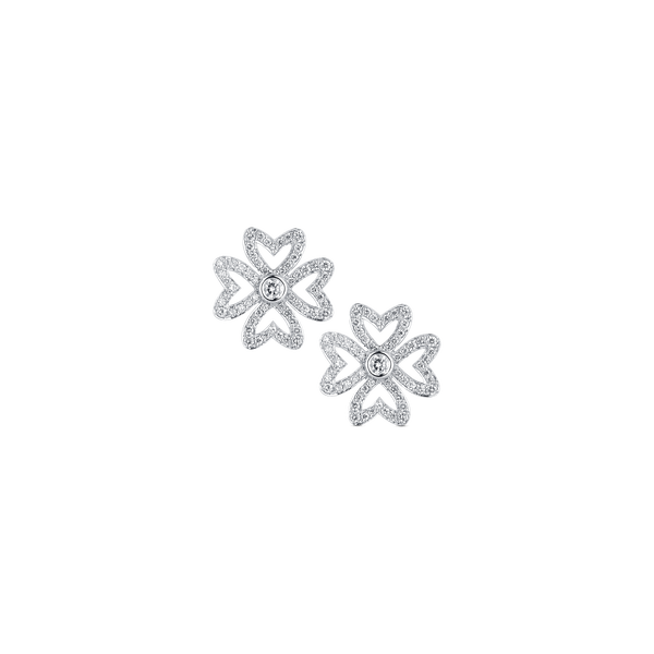 Love M Earrings with four M motifs