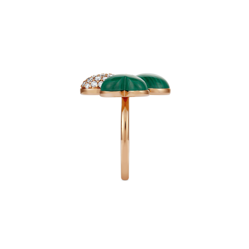 Flower of Eternity Malachite Ring 21mm