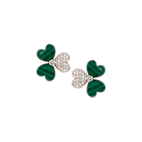 Flower of Eternity Malachite Earrings