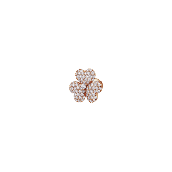 Flower of Eternity Rose Gold Earrings