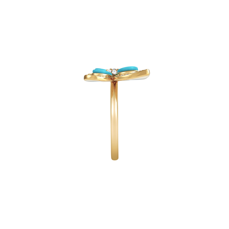 Wings of Wonder Turquoise Ring