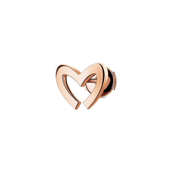Love M Earrings with single M motif