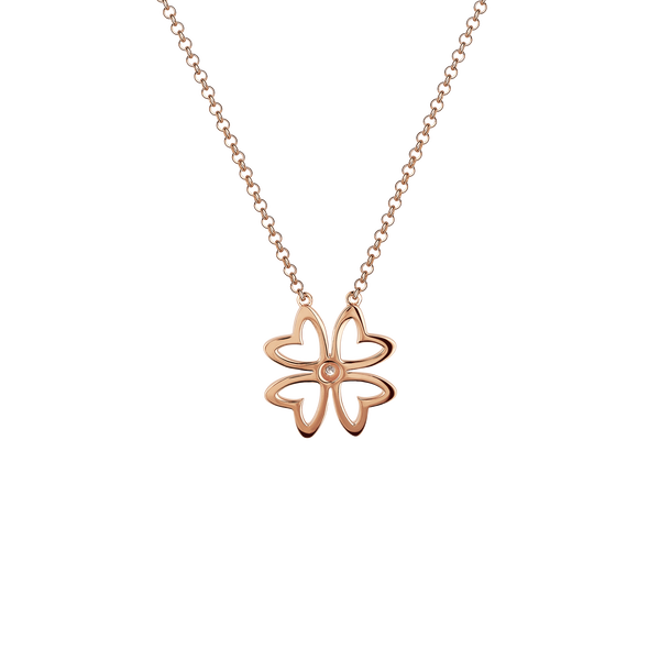 Love M Pendant with four M motifs