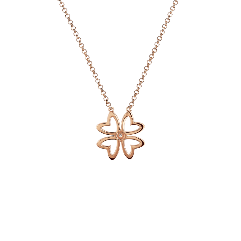 Love M Pendant with four M motifs