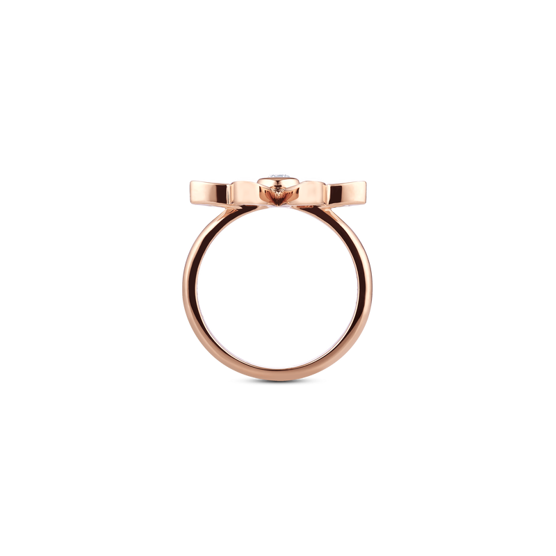 Love M Ring with four M motifs