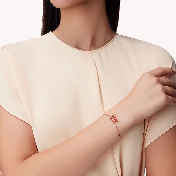 Wings of Wonder Red Agate Bracelet