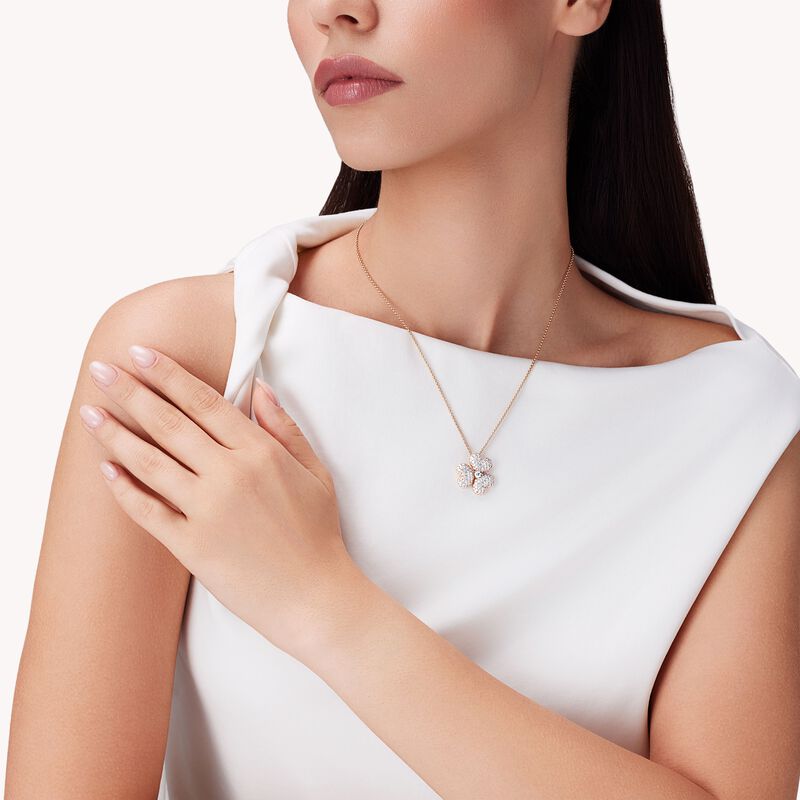 Flower of Eternity Rose Gold Pendant