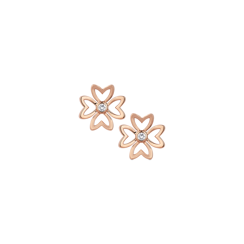 Love M Earrings with four M motifs