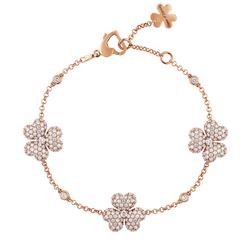 Flower of Eternity Rose Gold Bracelet