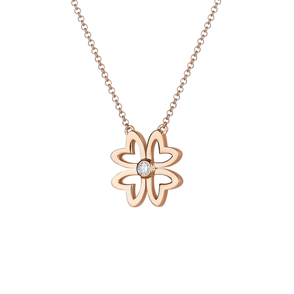 Love M Pendant with four M motifs