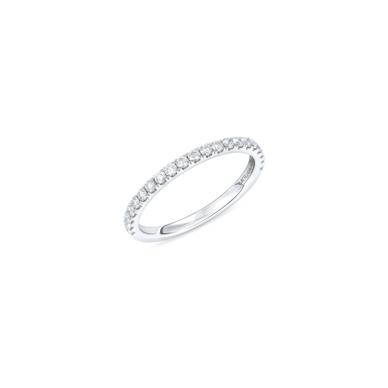 Diamond Essentials Half Pavé Band