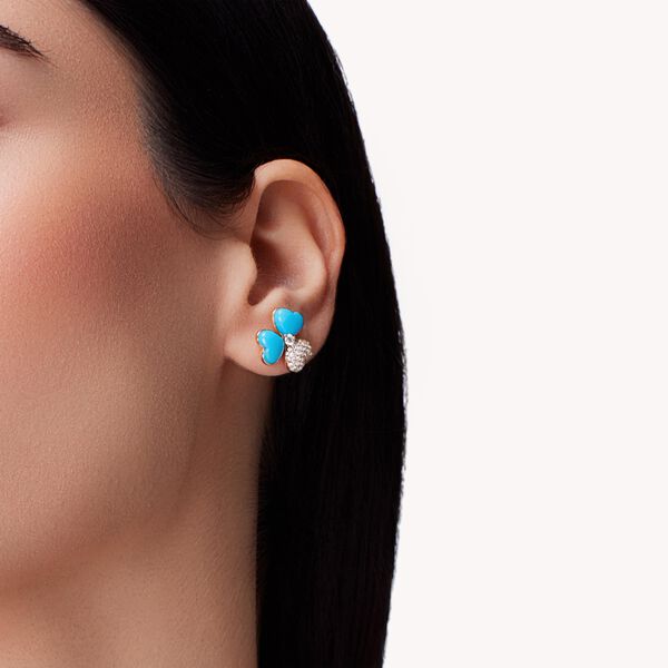 Flower of Eternity Turquoise Earrings