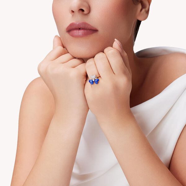 Flower of Eternity Lapis Lazuli Ring 16mm