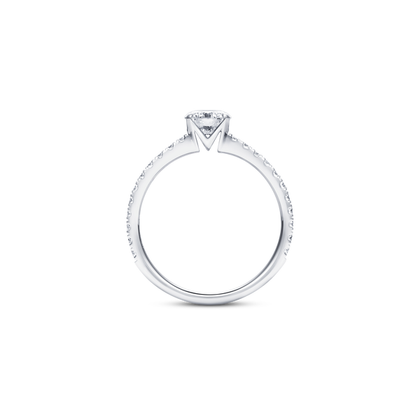 M Classic Solitaire Ring