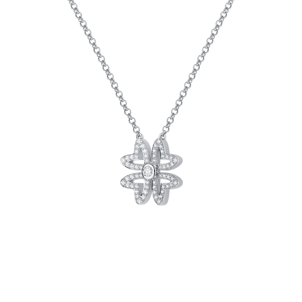 Love M Pendant with four M motifs