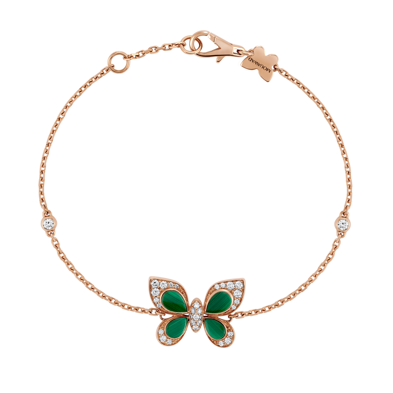 Wings of Wonder Malachite Bracelet