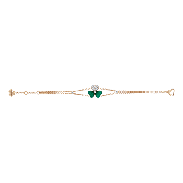 Flower of Eternity Malachite Bracelet