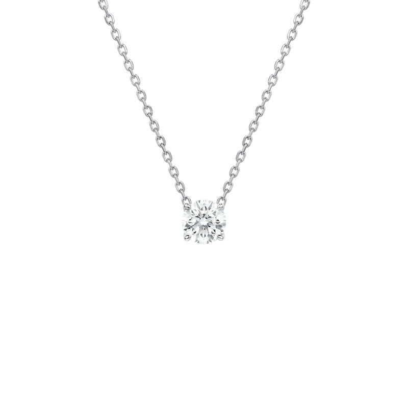 Diamond Essentials Unity Solitaire Round Pendant