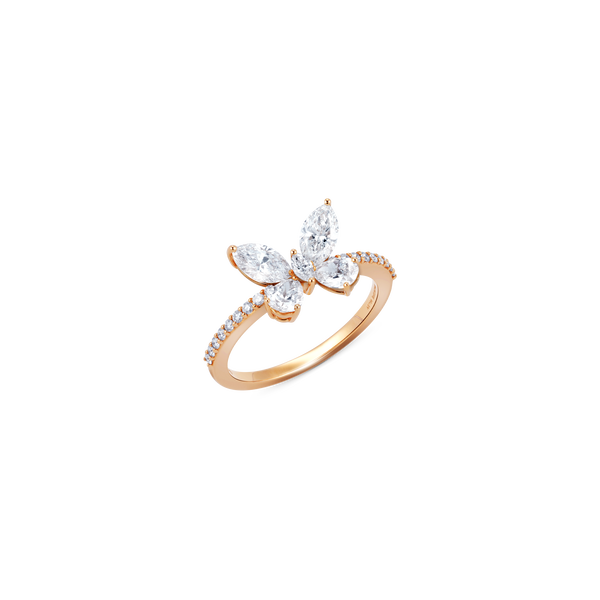 Quattro Vola Rose Gold Ring
