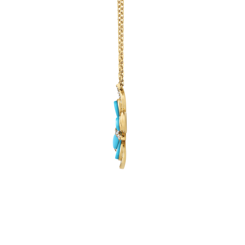 Wings of Wonder Turquoise Large Pendant