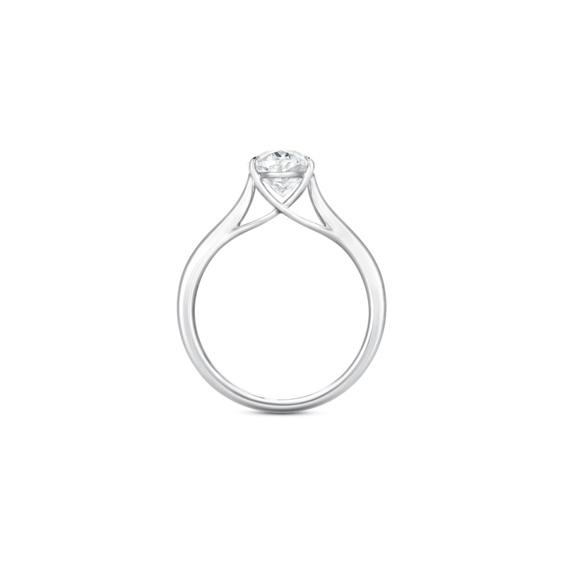 Unity Oval-Cut Solitaire Engagement Ring
