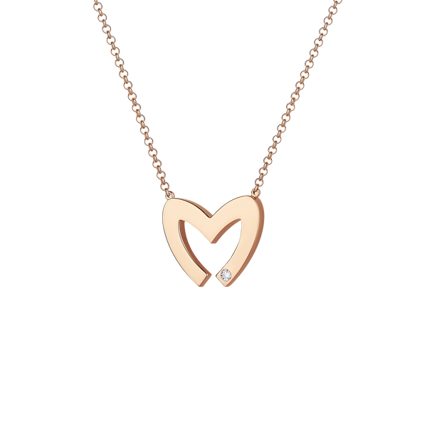 Love M Pendant with single M motif