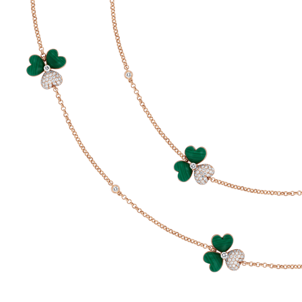 Flower of Eternity Malachite Sautoir