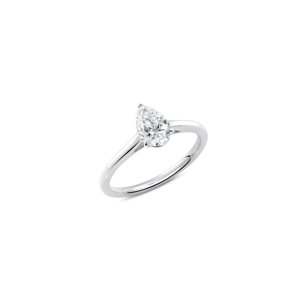 Unity Pear-Cut Solitaire Engagement Ring