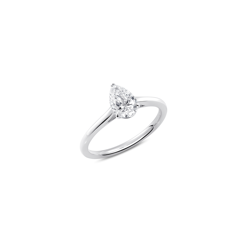 Unity Pear-Cut Solitaire Engagement Ring