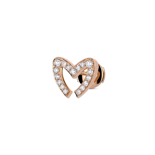 Love M Earrings with single M motif