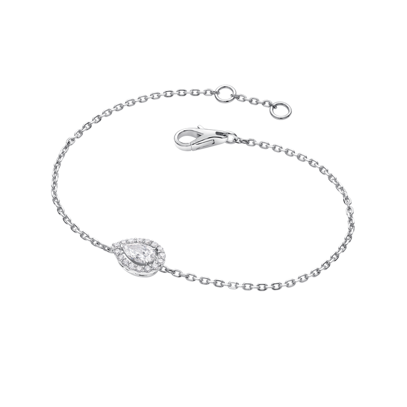 Diamond Essentials Unity Pear Bracelet