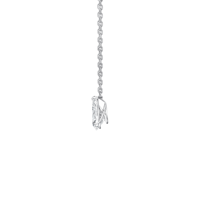 Diamond Essentials Unity Solitaire Pear Pendant