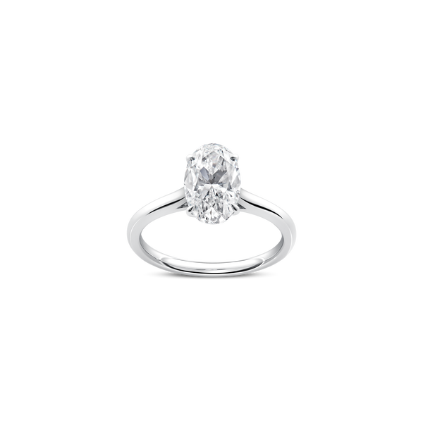 Unity Oval-Cut Solitaire Engagement Ring