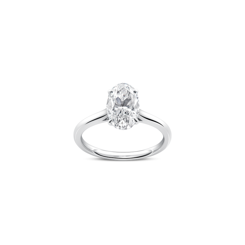 Unity Oval-Cut Solitaire Engagement Ring
