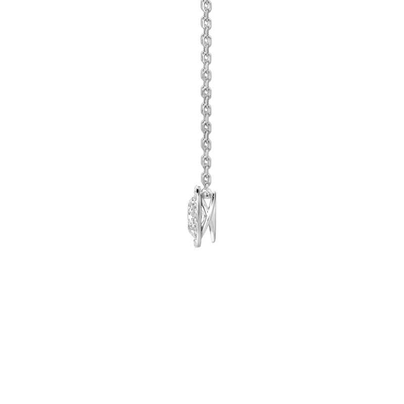 Diamond Essentials Unity Oval Halo Pendant