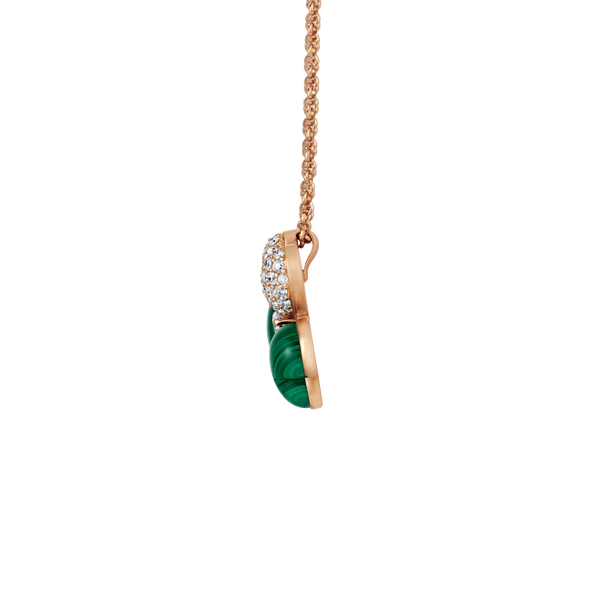 Flower of Eternity Malachite Large Pendant