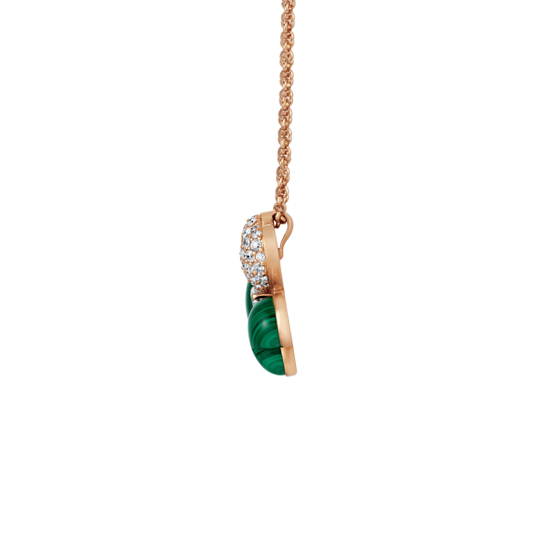 Flower of Eternity Malachite Large Pendant