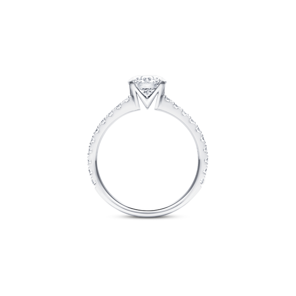 M Classic Solitaire Ring