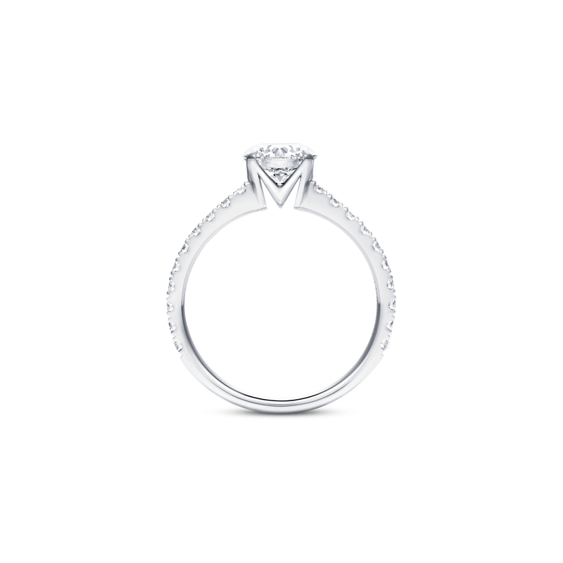 M Classic Solitaire Ring