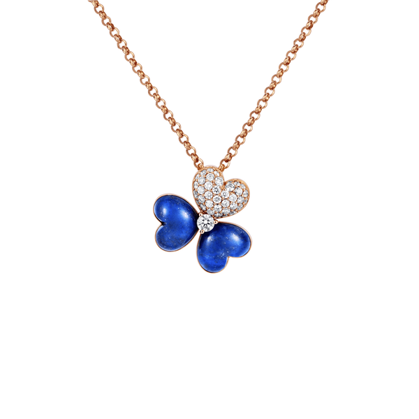 Flower of Eternity Lapis Lazuli Pendant