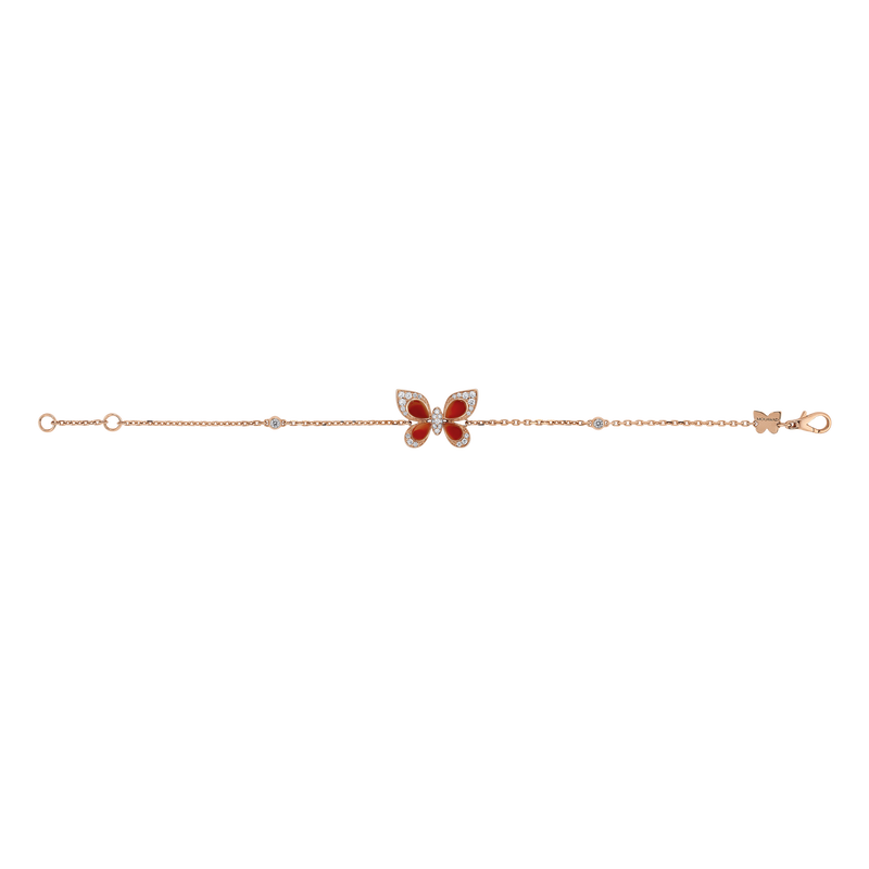 Wings of Wonder Red Agate Bracelet
