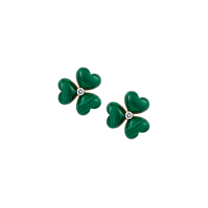 Flower of Eternity Limited Edition Malachite Earrings