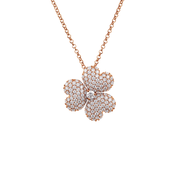 Flower of Eternity Rose Gold Pendant