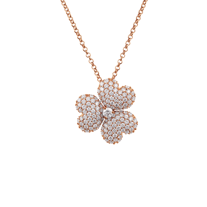 Flower of Eternity Rose Gold Pendant