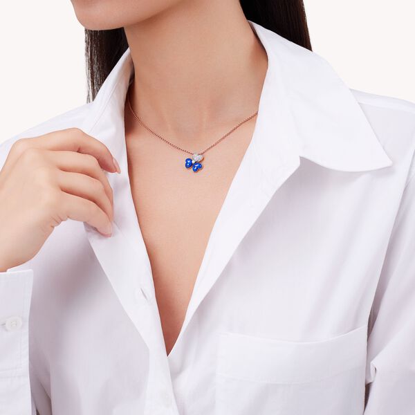 Flower of Eternity Lapis Lazuli Pendant