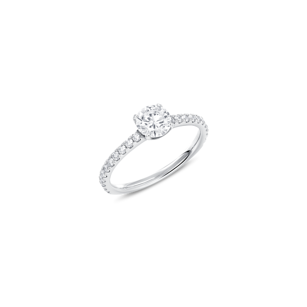 M Classic Solitaire Ring