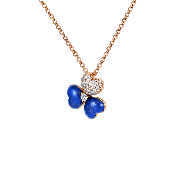 Flower of Eternity Lapis Lazuli Pendant